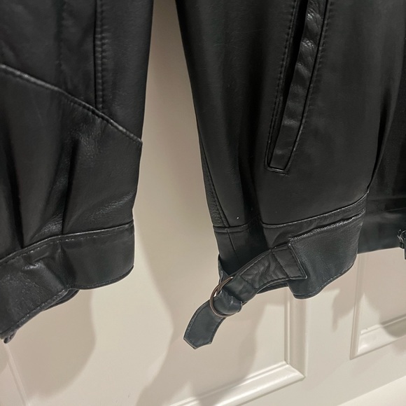 Men’s leather bomber jacket - Picture 6 of 7